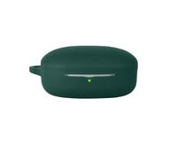 FTRONGRT Coque Compatible avec QCY T13 Pro, Silicone Souple, Résistant aux Rayures, Antichoc, Housse en Silicone pour Écouteurs Bluetooth.Vert Foncé