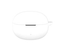 FTRONGRT Coque Compatible avec Realme Buds Air 8 Pro, Silicone Souple, Résistant aux Rayures, Antichoc, Housse en Silicone pour Écouteurs Bluetooth.Blanc