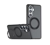 FTRONGRT Coque Compatible avec Realme GT 7T 5G (Support Rotatif 360° pour Magnétique) Protection Complète de l'appareil Photo, Coque de Protection Antichoc.Noir