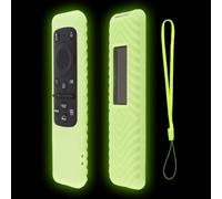 FTRONGRT Coque Compatible avec Samsung BN59-01432, Ultra-Mince et Léger, Anti-Chute, Anti-Collision, Silicone Télécommande Étui de Protection Compatible avec Samsung BN59-01432. Vert Lumineux
