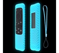 FTRONGRT Coque Compatible avec Samsung BN59-01432, Ultra-Mince et Léger, Anti-Chute, Anti-Collision, Silicone Télécommande Étui de Protection Compatible avec Samsung BN59-01432. Bleu Lumineux