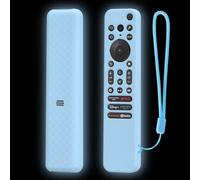 FTRONGRT Coque Compatible avec Sony RMF-TX910U / RMF-TX920U, Anti-Chute, Anti-Collision, Ultra-Mince et Léger Silicone Télécommande Étui de Protection. Bleu Lumineux