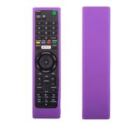 FTRONGRT Coque Compatible avec Sony RMT-TX100D/RMT-TX102U/RMT-TX102D, Anti-Chute, Anti-Collision, Ultra-Mince et Léger Silicone Télécommande Étui de Protection. Violet