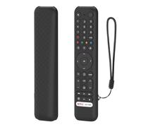 FTRONGRT Coque Compatible avec TCL RC716 / TCL RC833, Anti-Chute, Anti-Collision, Ultra-Mince et Léger Silicone Télécommande Étui de Protection. Noir