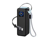 FTRONGRT Coque Compatible avec UGREEN Nexode Power Bank 25000mAh 200W, Étanche à la Poussière, Anti-Chute, Silicone Étui de Protection. Noir
