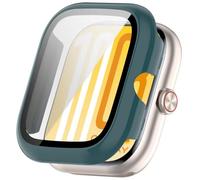 FTRONGRT Coque Compatible avec Vivo Watch GT 2, PC + Film Trempé, Anti-Rayures Étui de Protection Tout Compris. Aiguille de Pin Vert