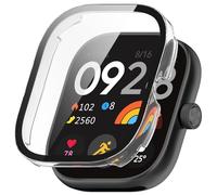 FTRONGRT Coque Compatible avec Xiaomi Redmi Watch 5, PC + Film Trempé, Anti-Rayures Étui de Protection Tout Compris Compatible avec Xiaomi Redmi Watch 5. Transparent