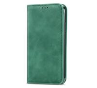 FTRONGRT Coque pour Blackview OSCAL C80, PU Cuir + TPU Coquille, Fente pour Carte, Fonction Stand, Tout Inclus Fermeture Magnétique Etui pour Blackview OSCAL C80 -Vert