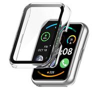 FTRONGRT Coque pour Huawei Watch Fit Special Edition(B39), PC + Étui, Résistant aux Chocs, Étui de Protection Tout Compris pour Huawei Watch Fit Special Edition(B39) Smartwatch.Transparent
