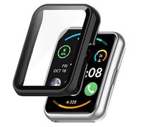 FTRONGRT Coque pour Huawei Watch Fit Special Edition(B39), PC + Étui, Résistant aux Chocs, Étui de Protection Tout Compris pour Huawei Watch Fit Special Edition(B39) Smartwatch.Noir