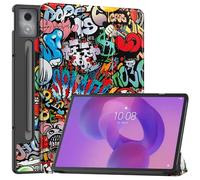 FTRONGRT Coque pour Lenovo Idea Tab Pro/Xiaoxin Pad Pro 12.7 2025, Ultra-Mince, avec Support, Anti-Rasguños Étui de Protection pour Lenovo Idea Tab Pro/Xiaoxin Pad Pro 12.7 2025. Graffiti
