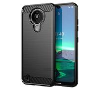 FTRONGRT Coque pour Nokia 1.4, Résistante, Anti-Choc, Souple, Etui Housse Case pour Nokia 1.4 (Noir)