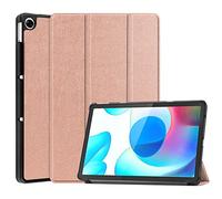 FTRONGRT Coque pour Realme Pad 10.4 Coque Housse Étui,Ultra-Mince et avec Support Coque Protection pour Realme Pad 10.4 -Or Rose
