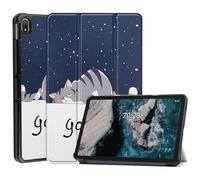 FTRONGRT Coque pour Samsung Galaxy Tab S10 FE, Ultra-Mince, avec Support, Anti-Rasguños Étui de Protection pour Samsung Galaxy Tab S10 FE Tablette - Chat Paresseux