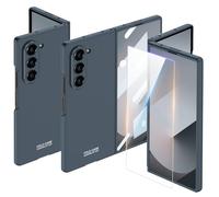 FTRONGRT Coque pour Samsung Galaxy Z Fold 6, Coque Rigide PC + Film d'écran en Verre Trempé, Anti-Rayures, Antidéflagrant Housse pour Samsung Galaxy Z Fold 6.(Vert Montagne Vide)