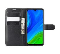 FTRONGRT Coque pour ZTE Blade L210,[PU Cuir+TPU Coquille] [Fente pour Carte] [Fonction Stand] [Fermeture magnétique] Etui pour téléphone Portable pour ZTE Blade L210 -Noir