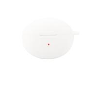 FTRONGRT Housse en Silicone pour Écouteurs Bluetooth pour Huawei FreeBuds 6i Coque, Antichoc, Housse de Transport Compatible Huawei FreeBuds 6i Écouteur Bluetooth.Blanc