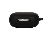 FTRONGRT Housse en Silicone pour Écouteurs Bluetooth pour JBL Live Flex Coque, Antichoc, Housse de Transport Compatible JBL Live Flex Écouteur Bluetooth.Noir