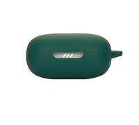FTRONGRT Housse en Silicone pour Écouteurs Bluetooth pour JBL Live Flex Coque, Antichoc, Housse de Transport Compatible JBL Live Flex Écouteur Bluetooth.Vert Foncé