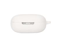 FTRONGRT Housse en Silicone pour Écouteurs Bluetooth pour JBL Live Flex Coque, Antichoc, Housse de Transport Compatible JBL Live Flex Écouteur Bluetooth.Blanc