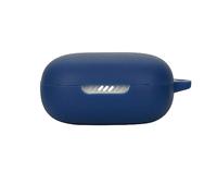 FTRONGRT Housse en Silicone pour Écouteurs Bluetooth pour JBL Live Flex Coque, Antichoc, Housse de Transport Compatible JBL Live Flex Écouteur Bluetooth.Bleu Marin