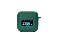 FTRONGRT Housse en Silicone pour Écouteurs Bluetooth pour JBL Tour Pro 2 Coque, Antichoc, Housse de Transport Compatible JBL Tour Pro 2 Écouteur Bluetooth.Vert Foncé