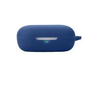 FTRONGRT Housse en Silicone pour Écouteurs Bluetooth pour Motorola Moto Buds Plus Coque, Antichoc, Housse de Transport Compatible Motorola Moto Buds Plus Écouteur Bluetooth.Bleu Marin