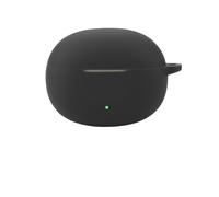 FTRONGRT Housse en Silicone pour Écouteurs Bluetooth pour Realme Buds T110 Coque, Antichoc, Housse de Transport Compatible Realme Buds T110 Écouteur Bluetooth.Noir