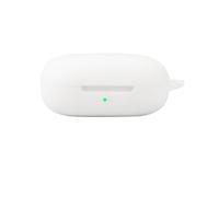 FTRONGRT Housse en Silicone pour Écouteurs Bluetooth pour Shokz OpenFit Air Coque, Antichoc, Housse de Transport Compatible Shokz OpenFit Air Écouteur Bluetooth.Blanc