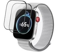 FTRONGRT Protecteur D'écran Compatible avec Amazfit Active Max, Anti-Rayures, Protecteur D'écran Souple 2 Pièces, Film Protecteur pour Cadran de Montre. Noir