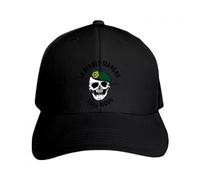 FTTFFLL Casquettes de Baseball Logo de la Légion Étranger Le Diable Marche avec Nous Extérieur Légion Snapback Casquette Unisexe Visière Ajustable Casual Chapeau de Soleil Imprimé Cadeau