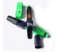 FTTH SC/APC Lot de 10 adaptateurs rapides à fibre optique SC pour réseau CATV Vert Noir
