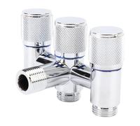 FTVOGUE 1 Diviseur D'eau en Acier Inoxydable 1 sur 3 sur 3 avec un Fil Masculin G1 / 2 pour L'évier de Cuisine de Toilette de Salle de Bain (Couleur électroplée)
