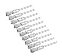 FTVOGUE 10 Pcs Broussin de Roues Métalliques Tasse électrique pour la Poursuite de la Poursuite du Nettoyage, le Polissage en Métal, le Décapage de Peinture, 2,35 Mm de Diamètre (forme de stylo)