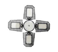 FTVOGUE 100W LED Garage LUMILES Pliable 4 Feuilles E27 Light Light pour le Garage Atelier Visual Fatigue Relief Flexible Arbre Réduisez la Décroissance de la Lumière