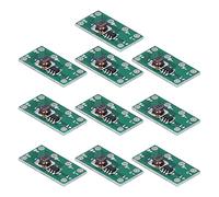 FTVOGUE 10pcs Cartes de Circuit Imprimé de Lampe Solaire Chargeant Le Module de Contrôleur de Charge Solaire de Carte de Protection avec L'inducteur en Forme D'i pour la Lumière de Goujon de Route