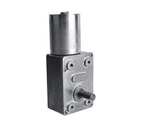 FTVOGUE 12V CC Moteur à Engrenages en Métal à Vis de Couple Élevé Turbo à Vis sans Fin Moteur à Réduction (10RPM)