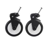 FTVOGUE 1Paire de Roues Avant de Poussette pour Bébé, Jeu de Roues Avant Remplaçables en Caoutchouc 7,9 * 5,9 * 2,8 pouces