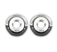 FTVOGUE 2 Pièces M14 écrou à Dégagement Rapide pour Meuleuse D'angle, écrou de Meuleuse de Verrouillage en Acier allié Haute Résistance pour Meuleuses D'angle