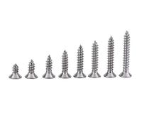 FTVOGUE 200pcs M3 Ferme de Vis D'auto-touche en Acier Inoxydable SS304 - Gestionnaire de Connexion Multidimensionnel pour le Traitement du Bois - Idéal pour la Réparation et les ICAT (#2)