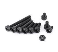 FTVOGUE 280 Pièces M3 Vis à Métaux M3 Boulon Fixation 12.9 qualité en Acier allié Tête à Tête Hexagonale Vis à Douille et écrous Assortiment Ensemble pour Meubles de Machines de