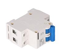 FTVOGUE 2p Haute sensibilité Photovoltaïque DC Circuit Breaker ABS Couvercle Couvure de Protection contre la Surcharge DC12-240V 4KA pour les Centrales électriques, Sous-stations [1 X disjoncteur]
