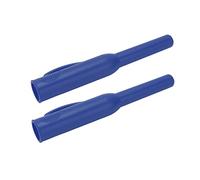 FTVOGUE 2pcs Carpenter Crayon Couverte, Nez Long, Poignée Antidérapante, Couvercle de Protection, Super, Couvercle de Marqueur de Trou Profond, Conception pour les Crayons de Charpentier à Trous
