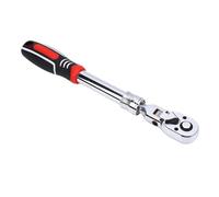 FTVOGUE 3/8 Pouces 72 Tente Extensible à la Tête Flexible Célette à Cliquet Clé de Libération Rapide Réglable pour les Zones Serrées