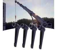 FTVOGUE 4PCS Filetage Poignée Réglable Métal Machine Boutons Poignée de Fixation Réglable Filetage Femelle(M8)