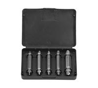 FTVOGUE 5 Pièces Ensemble D'extracteur de Vis Outils de Retrait de Vis Accessoires de Kit D'extracteur de Boulon pour Rouillées Tenaces Endommagées avec Matériau en Acier