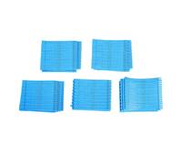 FTVOGUE 500PCS Sceaux de Sécurité Numérotés, Bleu 210mm Inaltérables | Autoverrouillage, ID Séquentiel, Attaches de Plastique, Conteneur de Camion, Bagages, Inventaire D'entrepôt, Retrait par