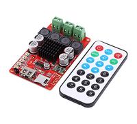 FTVOGUE 50W + 50W DC 8-26V Portable Bluetooth Audio Récepteur Amplificateur Carte TF Carte Décodeur avec Télécommande