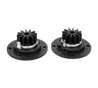 FTVOGUE 6Ω 30W diamètre extérieur 52MM Film de Soie Noir Haut-Parleur Tweeter à dôme Souple 2pcs