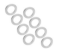 FTVOGUE 60pcs Rounqueur Plat en Acier Inoxydable, Kit de Secoue, Idéal pour les Roues de Roulements de Montage, Artisanat avec une épaisseur Lisse, Diverses épaisseurs en 1 Ensemble (4807-0609-1000)